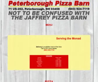 Peterboroughpizzabarn.com(Peterborough Pizza Barn Peterborough Pizza Barn) Screenshot