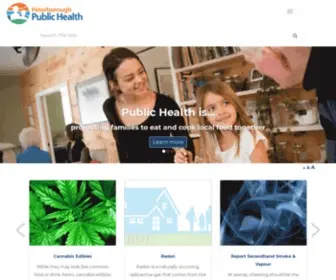 Peterboroughpublichealth.ca(Peterborough Public Health) Screenshot