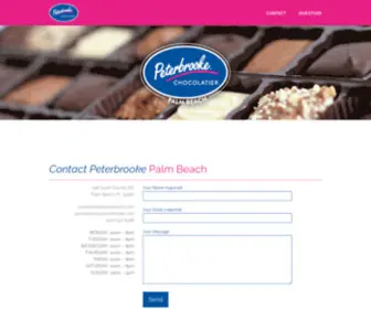 Peterbrookepalmbeach.com(Peterbrooke Chocolatier) Screenshot