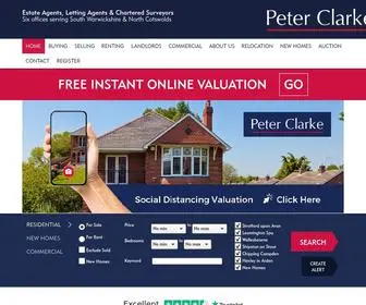 Peterclarke.co.uk(Stratford Estate Agents) Screenshot