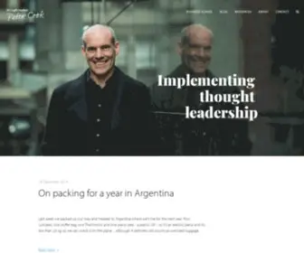 Petercook.com(Peter Cook) Screenshot