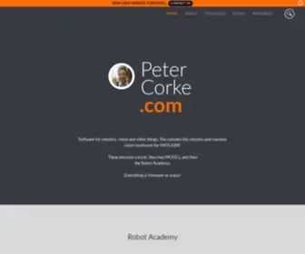 Petercorke.com(Peter Corke) Screenshot