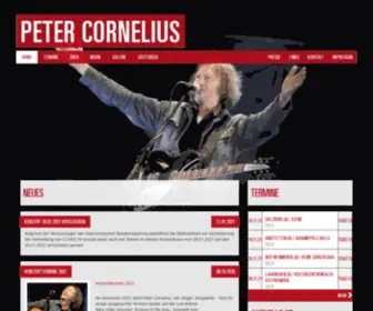 Petercornelius.com(Peter Cornelius) Screenshot