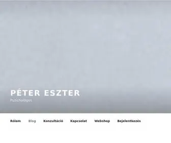 Petereszter.hu(Péter Eszter) Screenshot