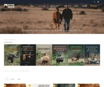 Peterflack.co.za(Hunter, writer, conservationist) Screenshot