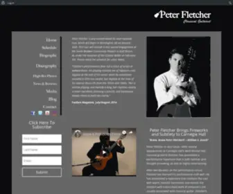 Peterfletcher.com(New York Classical Guitarist) Screenshot