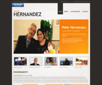 Peterforhollywood.com(Peter Hernandez For Hollywood District 2) Screenshot