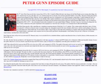 Petergunn.tv(Peter Gunn Episode Guide) Screenshot