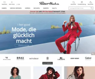 Peterhahn.ch(Mode und Marken Bekleidung) Screenshot