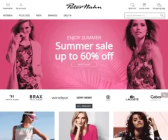 Peterhahn.co.uk(Fashion and top clothing labels) Screenshot