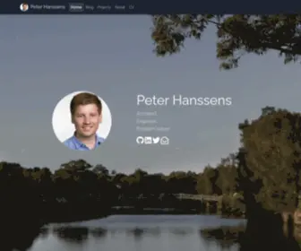 Peterhanssens.com.au(Peter Hanssens website) Screenshot
