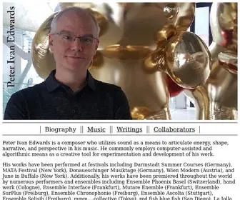 Peterivanedwards.com(Peter Ivan Edwards) Screenshot