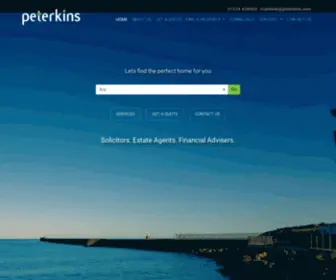 Peterkins.com(Lets find the perfect home for you) Screenshot