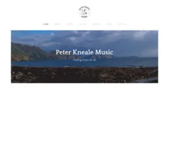 Peterknealemusic.co.uk(Peter Kneale Music) Screenshot