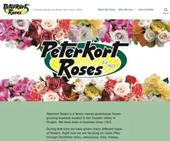 Peterkortroses.com(Peterkort Roses) Screenshot