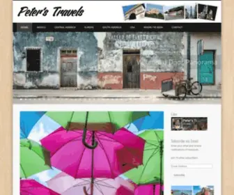 Peterktravels.com(Peter's Travel Blog) Screenshot