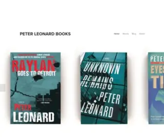 Peterleonardbooks.com(Peter Leonard Books) Screenshot