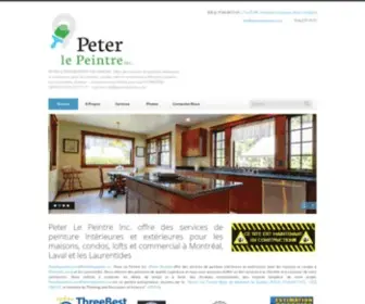 Peterlepeintre.com(Peter Le Peintre) Screenshot