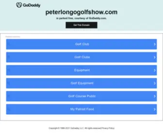 Peterlongogolfshow.com(Peterlongogolfshow) Screenshot