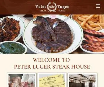 Peterluger.com(Peter Luger Steak House) Screenshot