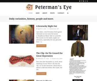 Petermanseye.com(Daily curiosities) Screenshot