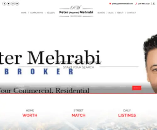 Petermehrabi.com(Peter Mehrabi) Screenshot