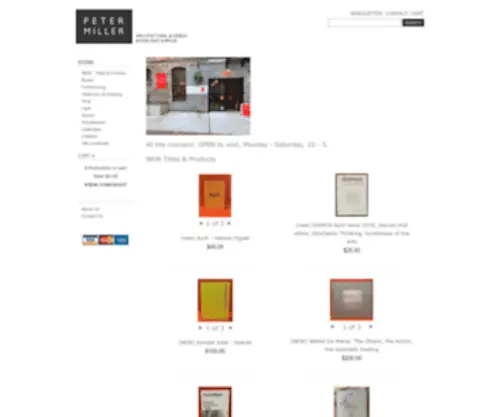 Petermiller.com(Peter Miller Books) Screenshot