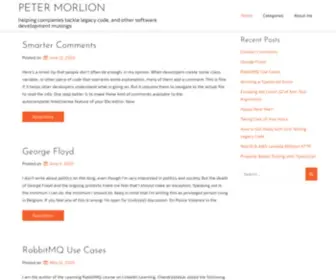 Petermorlion.com(Peter Morlion) Screenshot