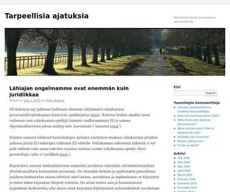 Peternyberg.net(Tarpeellisia ajatuksia) Screenshot