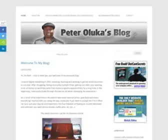 Peteroluka.com(Peter Oluka's Blog) Screenshot