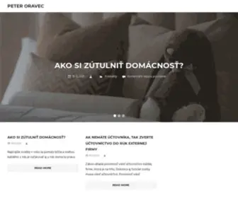Peteroravec.sk(Peter Oravec) Screenshot