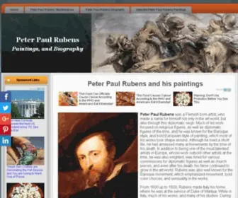 Peterpaulrubens.net(Peter Paul Rubens) Screenshot