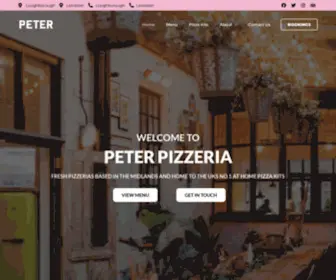 Peterpizzeria.co.uk(Peter Pizzeria) Screenshot