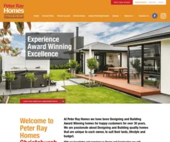 Peterrayhomes.co.nz(Peter Ray Homes) Screenshot