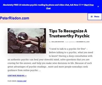 Peterrisdon.com(Peter Risdon) Screenshot
