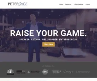 Petersage.com(Peter Sage) Screenshot