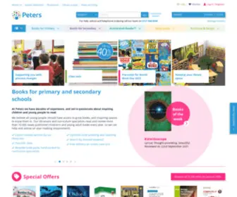 Petersbooks.co.uk(Books for schools and libraries) Screenshot