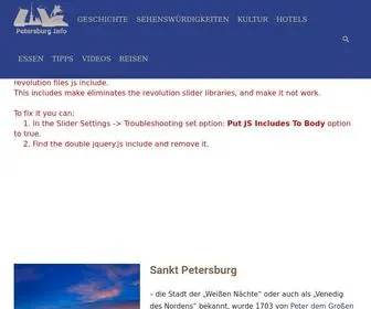 Petersburg-Info.de(Sankt Petersburg Info) Screenshot