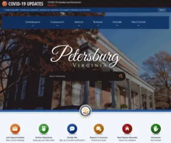 Petersburg-VA.org(Petersburg, VA) Screenshot