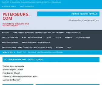Petersburg.com(Virginia&#039;s Web Resource Home) Screenshot