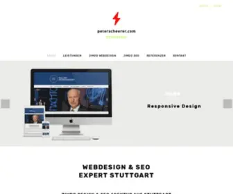 Peterscheerer.com(Jimdo Expert Stuttgart) Screenshot