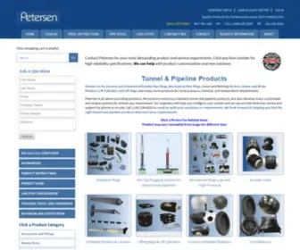 Petersenproducts.com(Plumbing and Industrial Pipeline Products) Screenshot