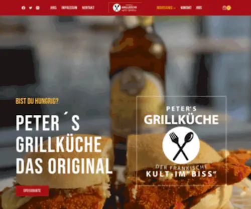 Petersgrillkueche.de(Grillküche) Screenshot