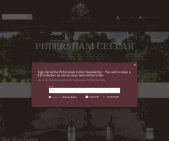 Petershamcellar.com(Petersham Cellar) Screenshot