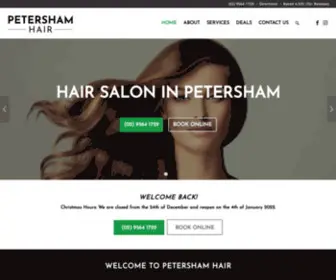 Petershamhairco.com.au(Petersham Hair) Screenshot