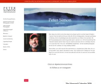 Petersimon.com(Peter Simon Photography) Screenshot