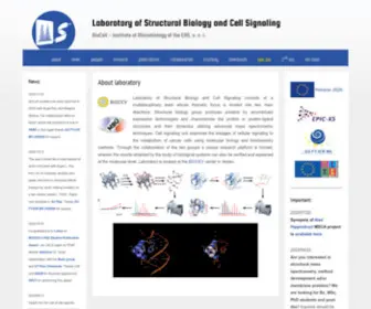 Peterslab.org(Laboratory of Structural Biology and Cell Signaling) Screenshot