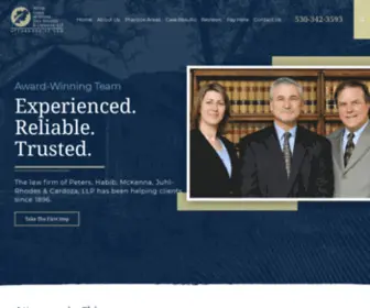 Peterslawchico.com(Chico Attorneys) Screenshot