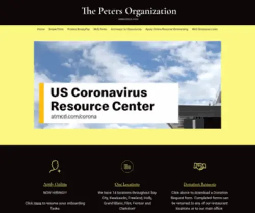 PetersmCD.com(The Peters Organization) Screenshot