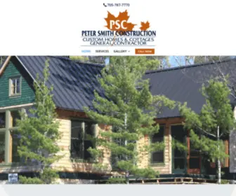 Petersmithconstruction.ca(Peter Smith Construction) Screenshot